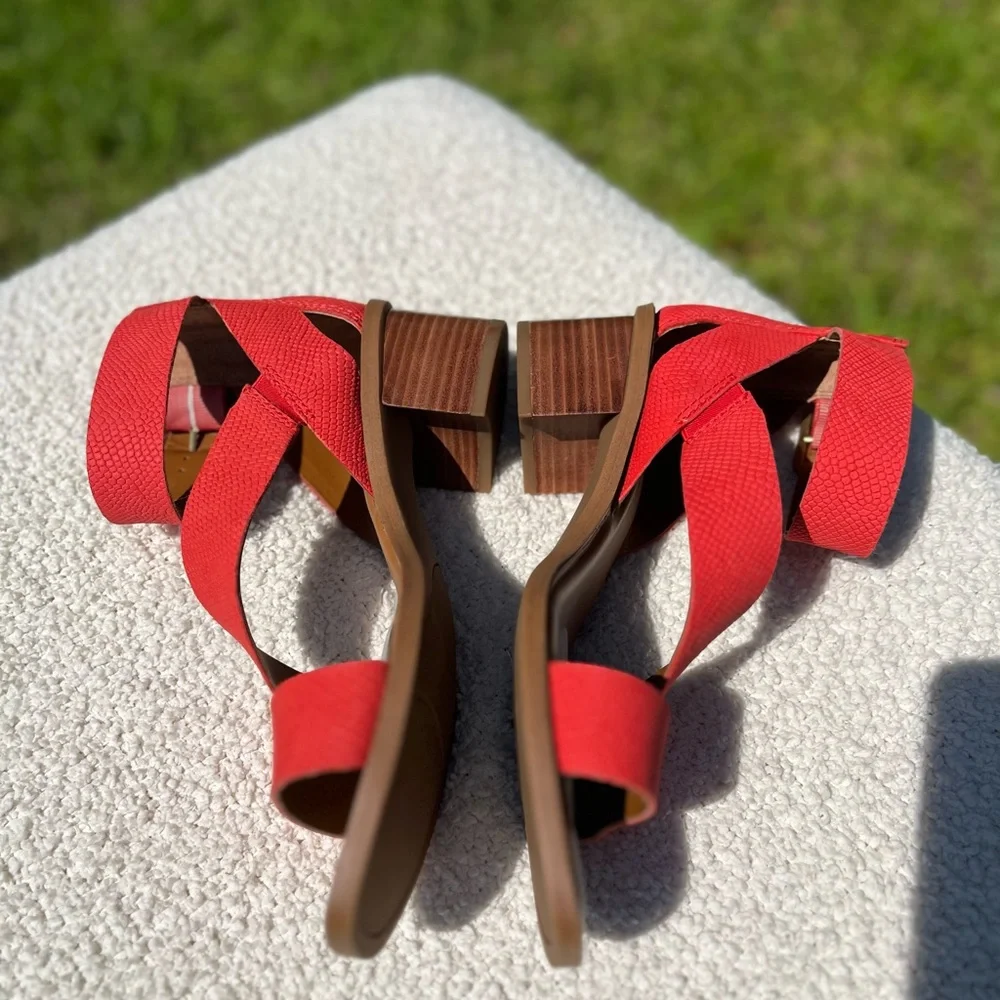 Franco Sarto Lorelia Block Heel Sandals - Picture 2 of 4